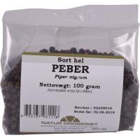 Peber, sort, hel 100 g
